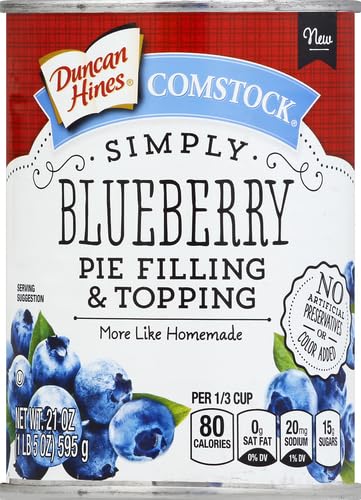 Duncan Hines Comstock Blueberry Pie Filling and Topping, 21 oz. - Image 4