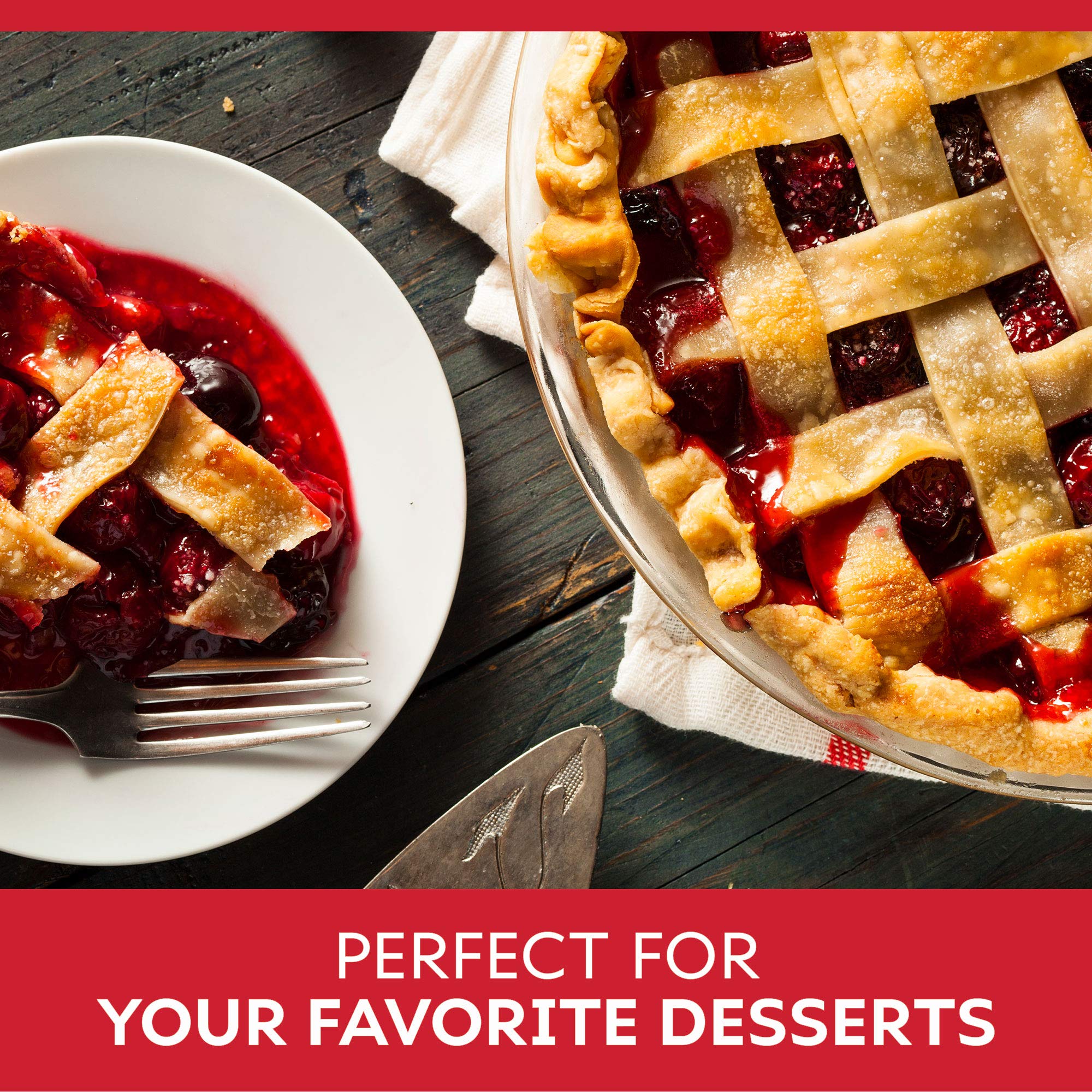 Duncan Hines Comstock More Fruit Pie Filling & Topping Cherry, 21 Oz Can - Image 5