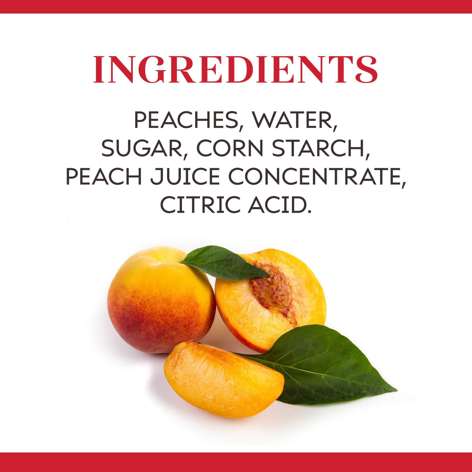 Duncan Hines Comstock Peach Pie Filling and Topping, 21 oz. (Pack of 8) - Image 3