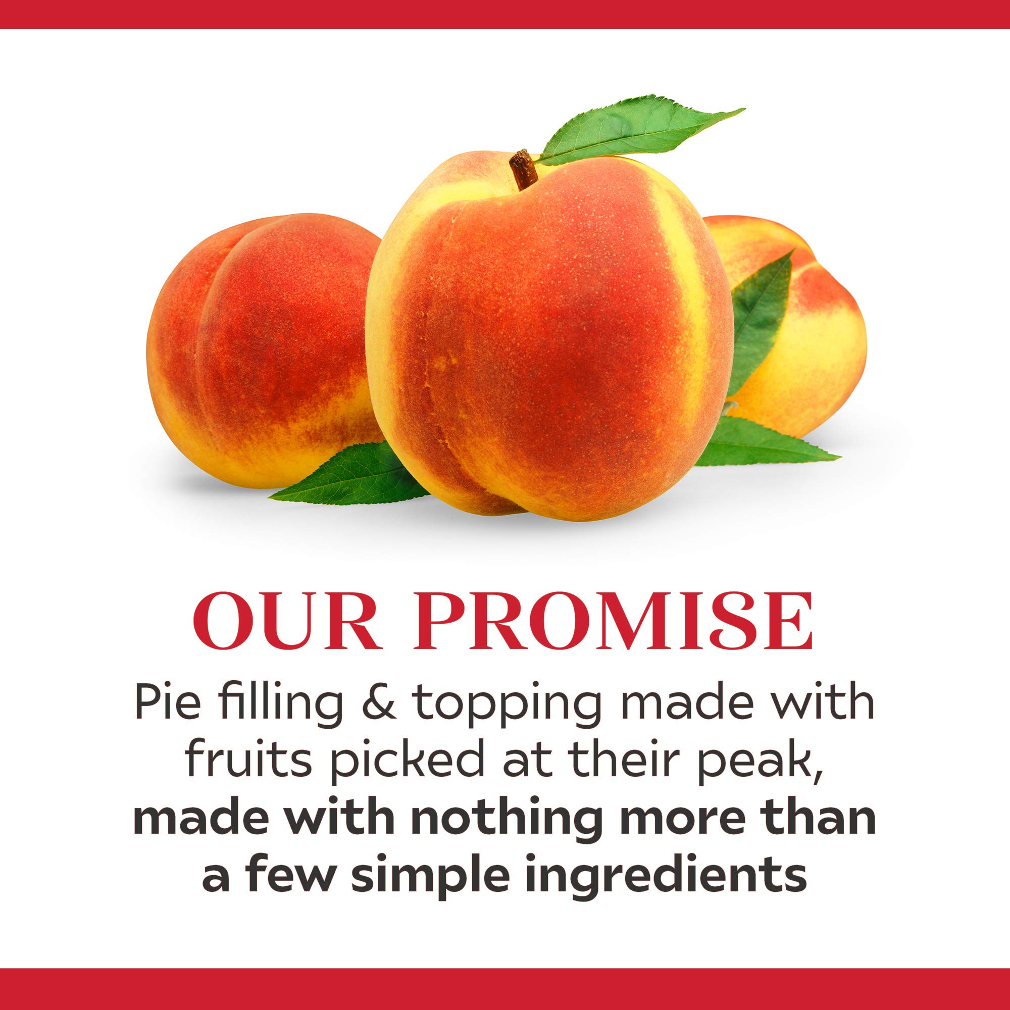 Duncan Hines Comstock Peach Pie Filling and Topping, 21 oz. (Pack of 8) - Image 7