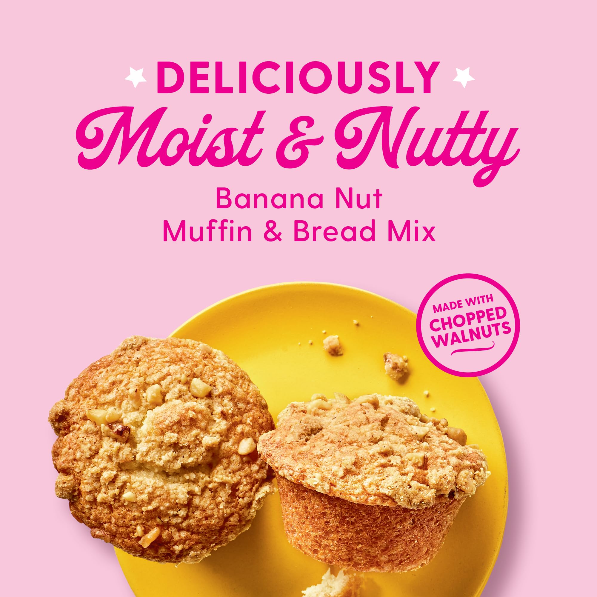 Duncan Hines Dolly Parton's Banana Nut Flavored Muffin & Bread Mix, 19.05 oz. - Image 4