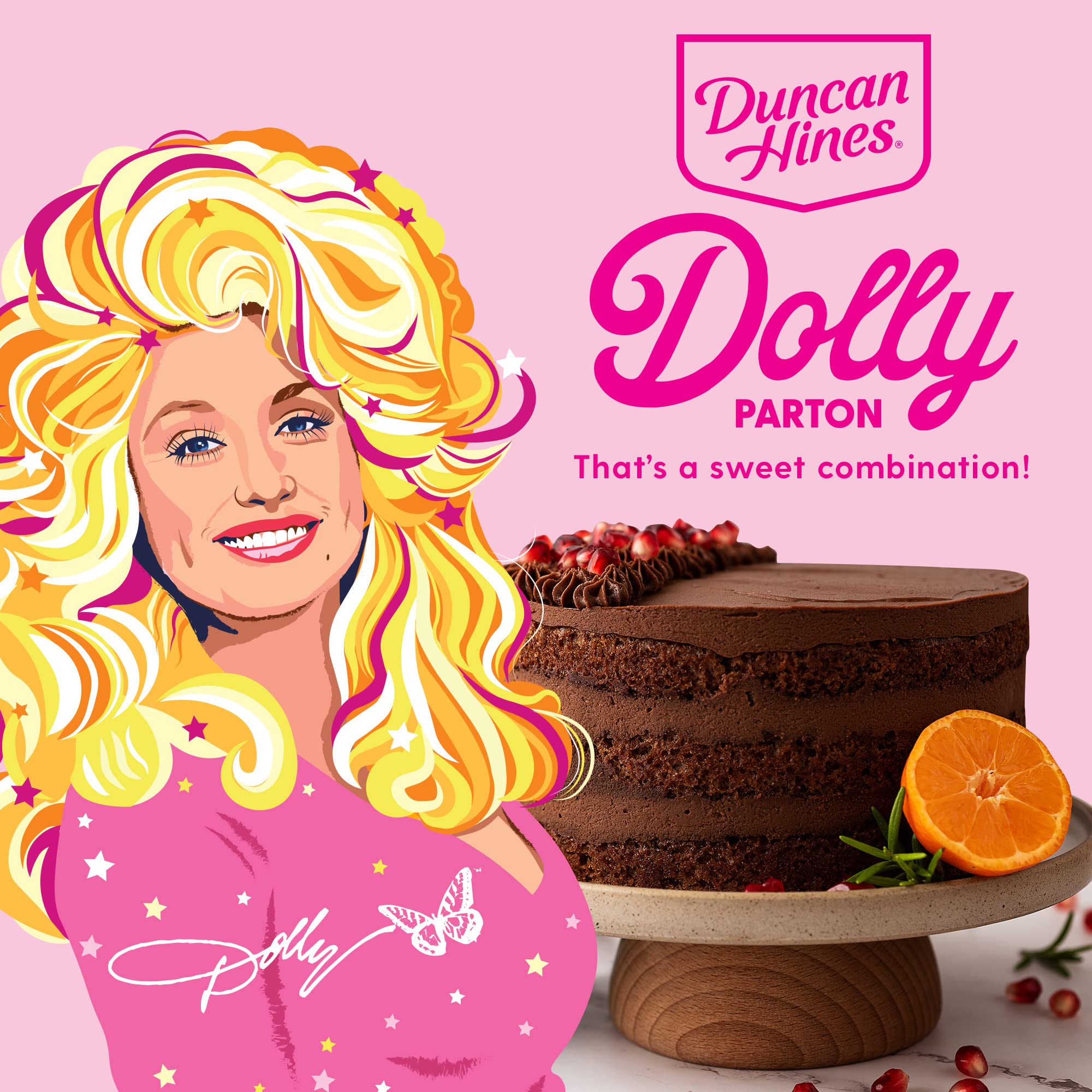 Duncan Hines Dolly Parton's Favorite Chocolate Buttercream Flavored Cake Frosting, 16 oz. - Image 3