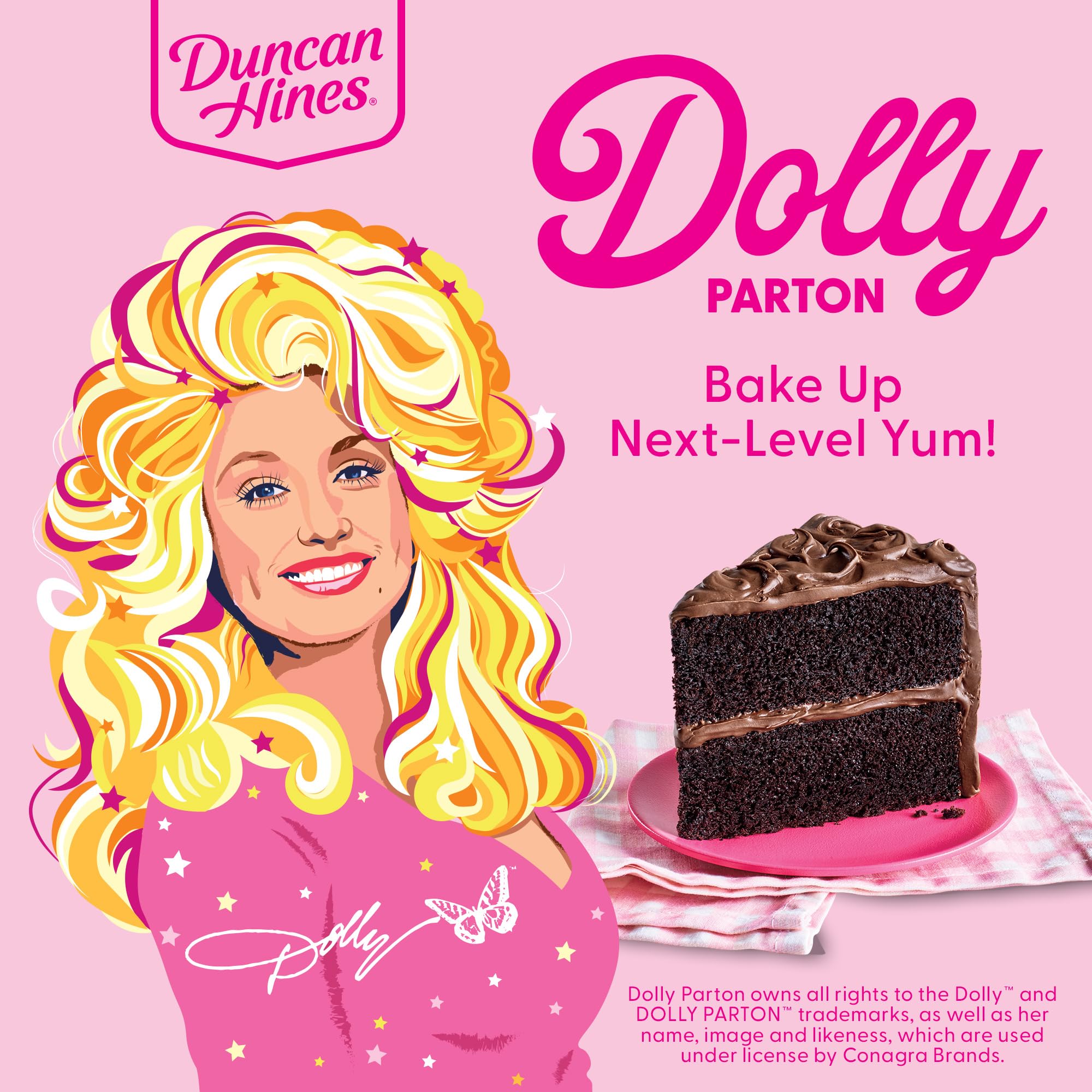 Duncan Hines Dolly Parton's Favorite Chocolate Flavored Cake Mix, 15.25 oz. - Image 5
