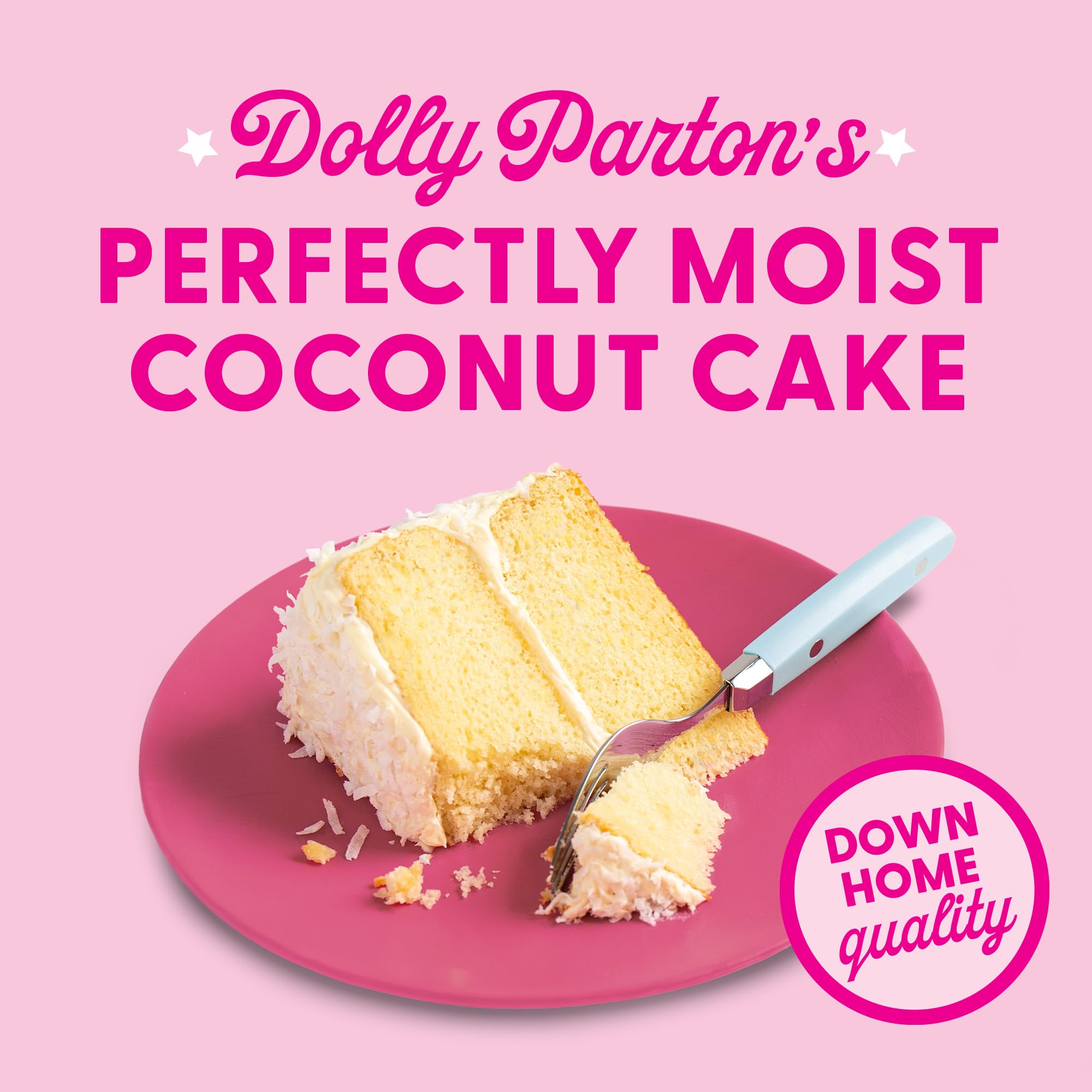 Duncan Hines Dolly Parton's Favorite Coconut Flavored Cake Mix, 15.25 oz. - Image 4