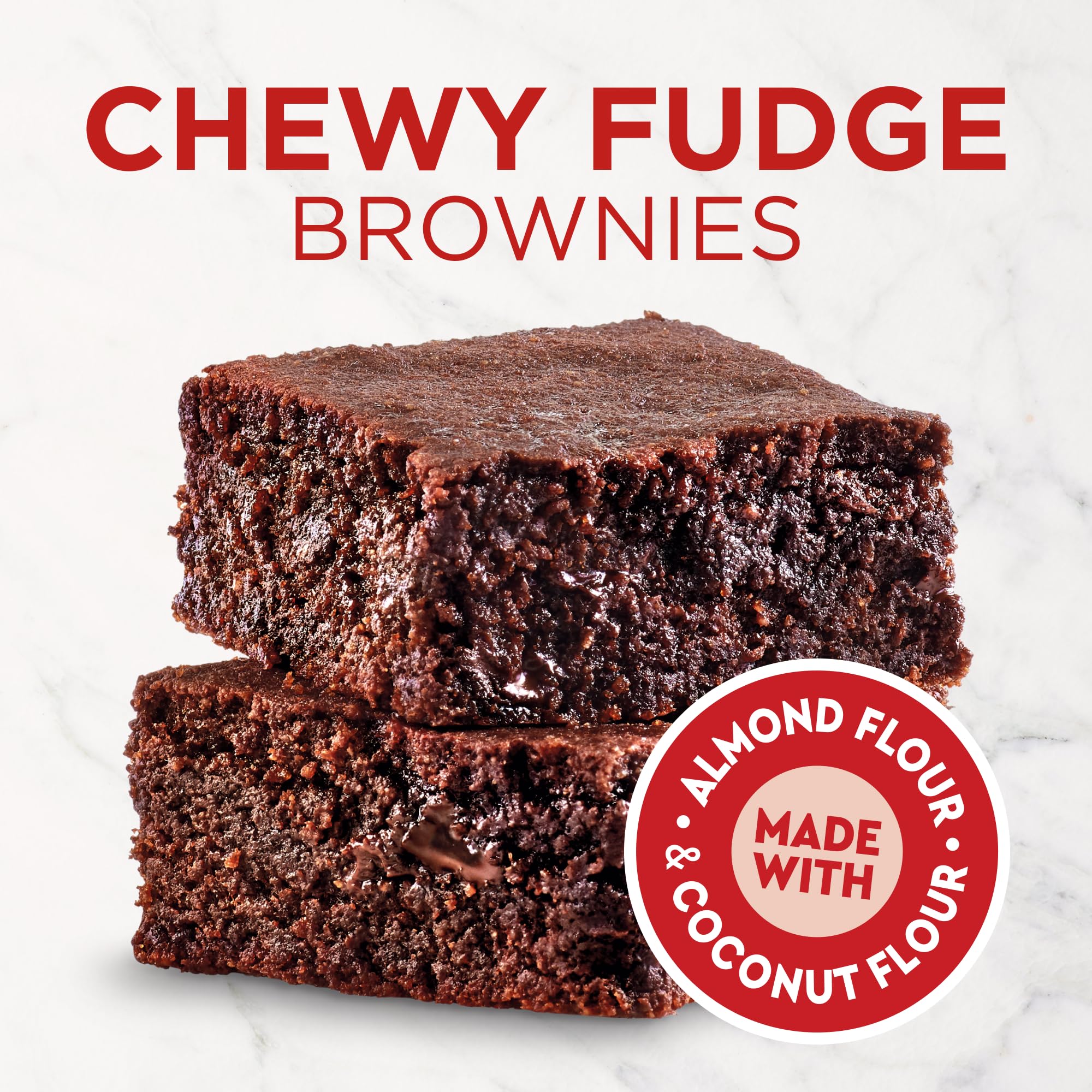 Duncan Hines Keto Friendly Brownie Mix, Chewy Fudge, Zero Added Sugar, Gluten Free, 10 oz. - Image 4