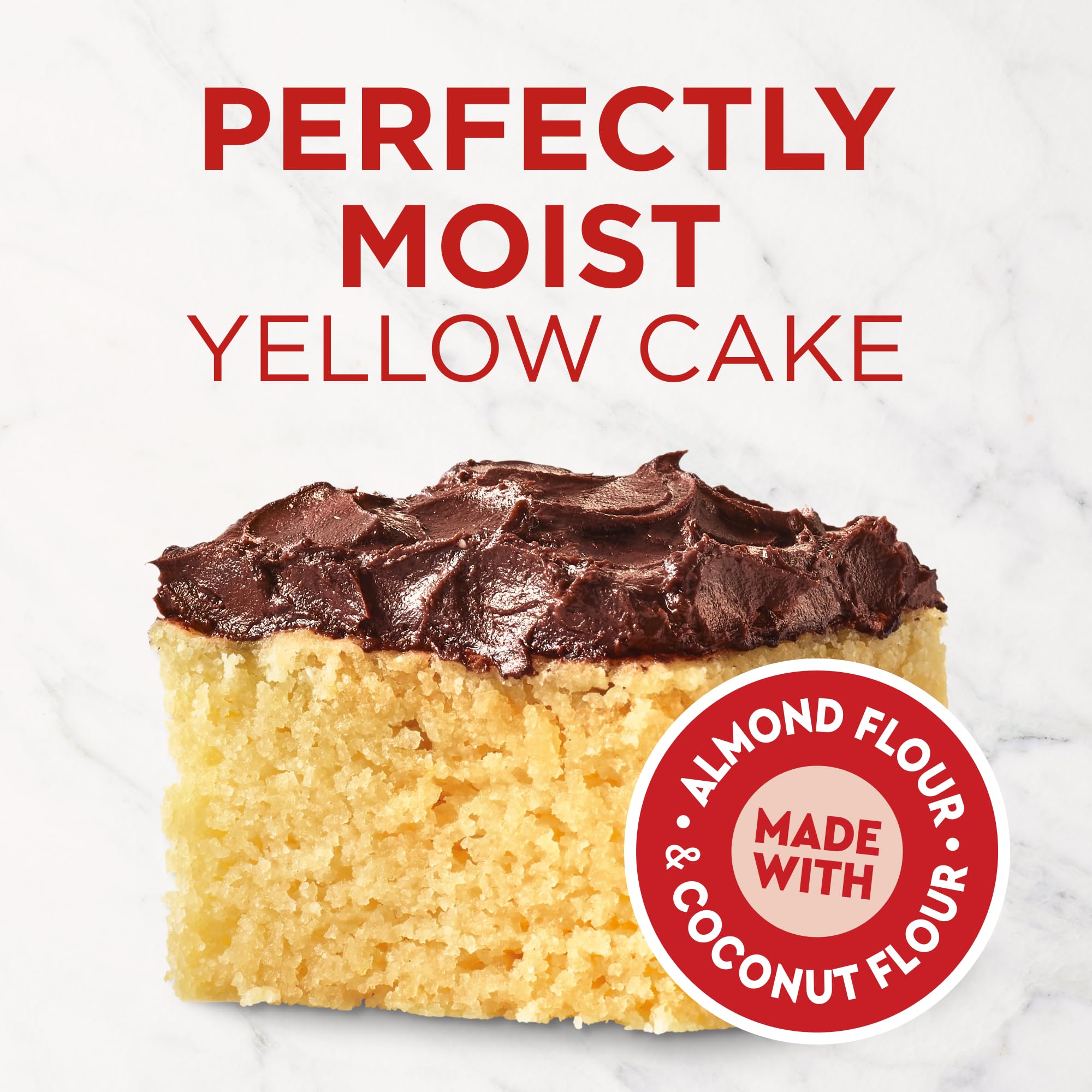 Duncan Hines Keto Friendly Classic Yellow Cake Mix, Zero Added Sugar, Gluten Free, 10.6 oz. - Image 4