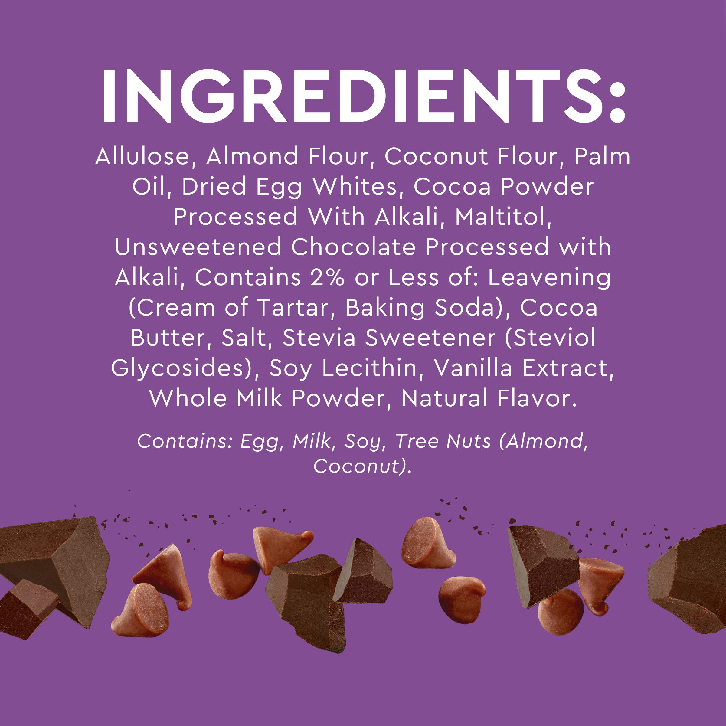 Duncan Hines Keto Friendly Double Chocolate Cake Mix Cup, Zero Added Sugar, Gluten Free, 2.1 oz. - Image 3