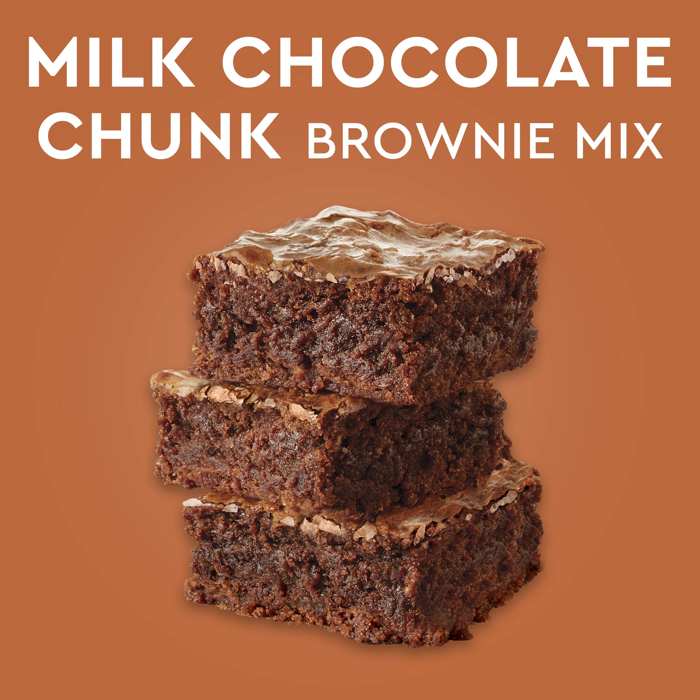 Duncan Hines Milk Chocolate Brownie Mix, 18 Oz Family Size Box Brownie Mix (12 Pack) - Image 4