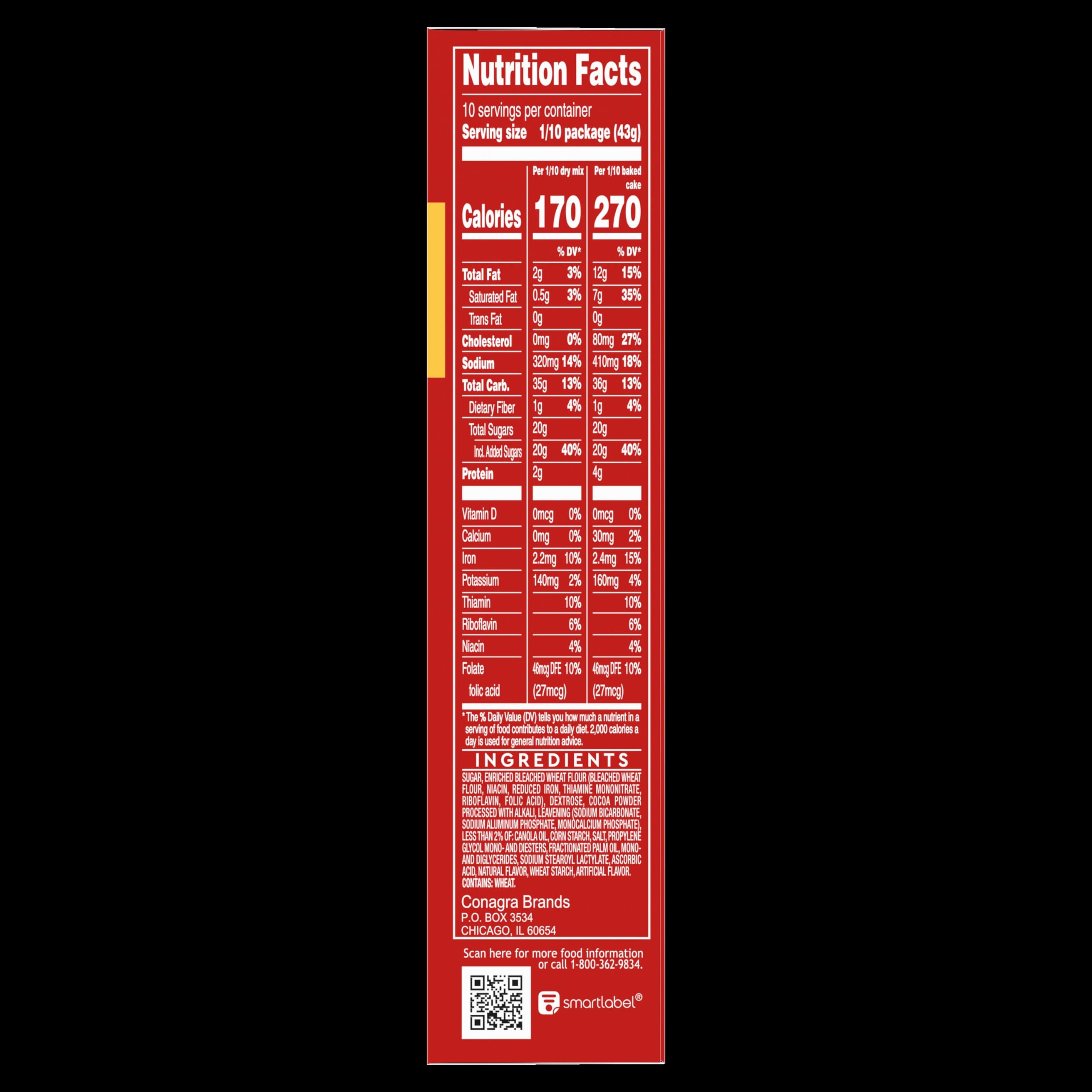 Duncan Hines Perfectly Moist Butter Recipe Fudge Cake Mix, 15.25 oz. - Image 8