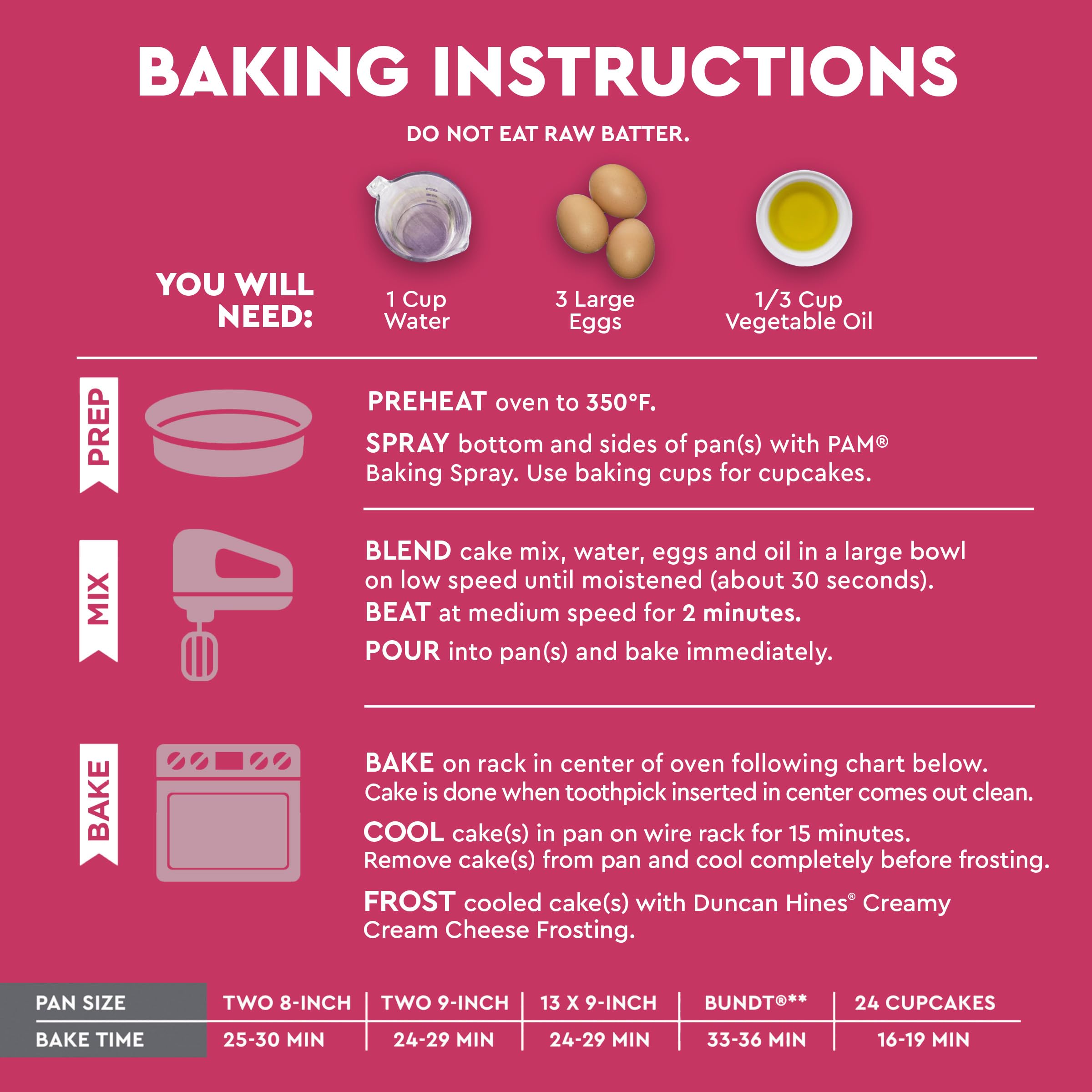 Duncan Hines Red Velvet Cake Mix, 15.25 oz. - Image 7