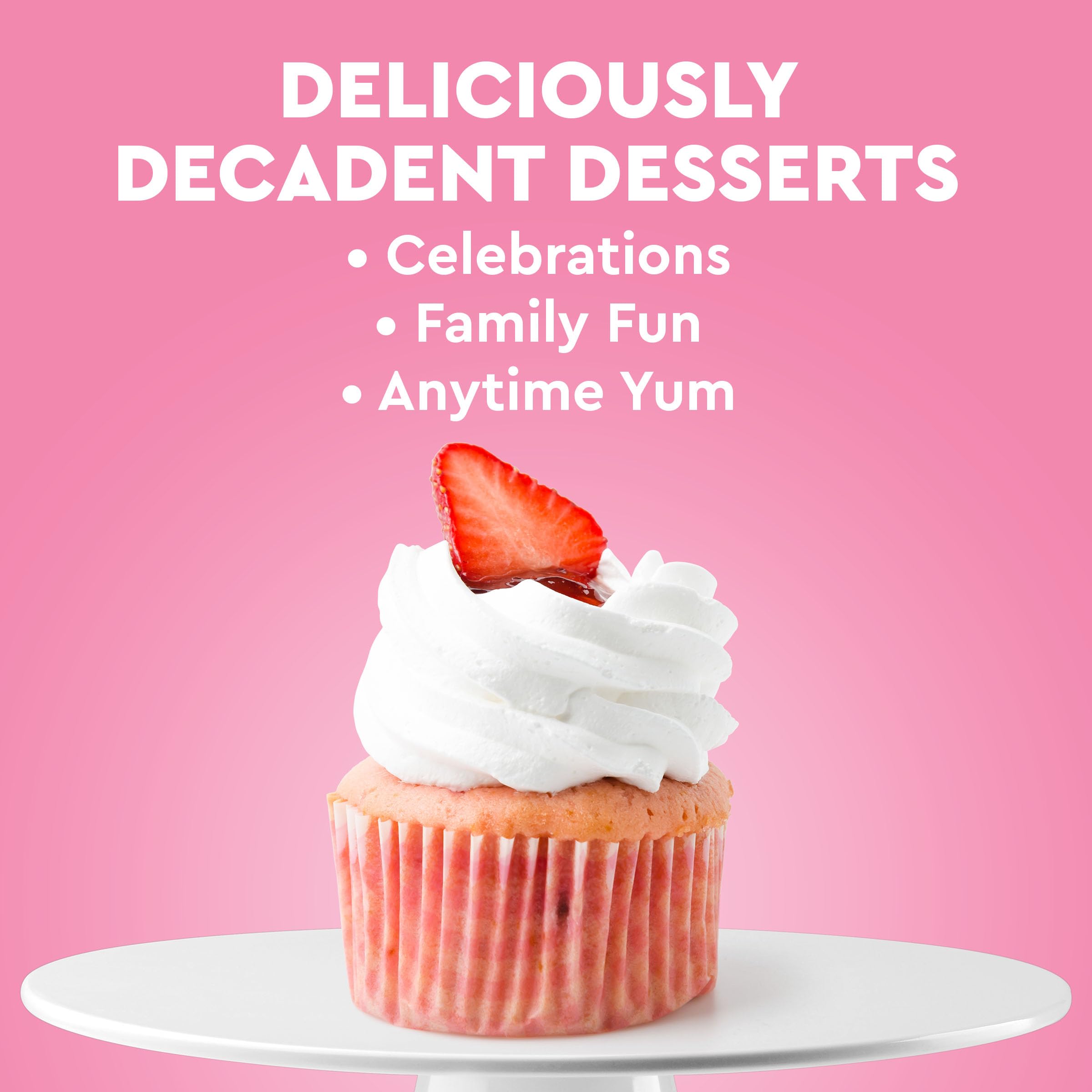 Duncan Hines Strawberry Supreme Flavored Cake Mix, 15.25 oz. - Image 5