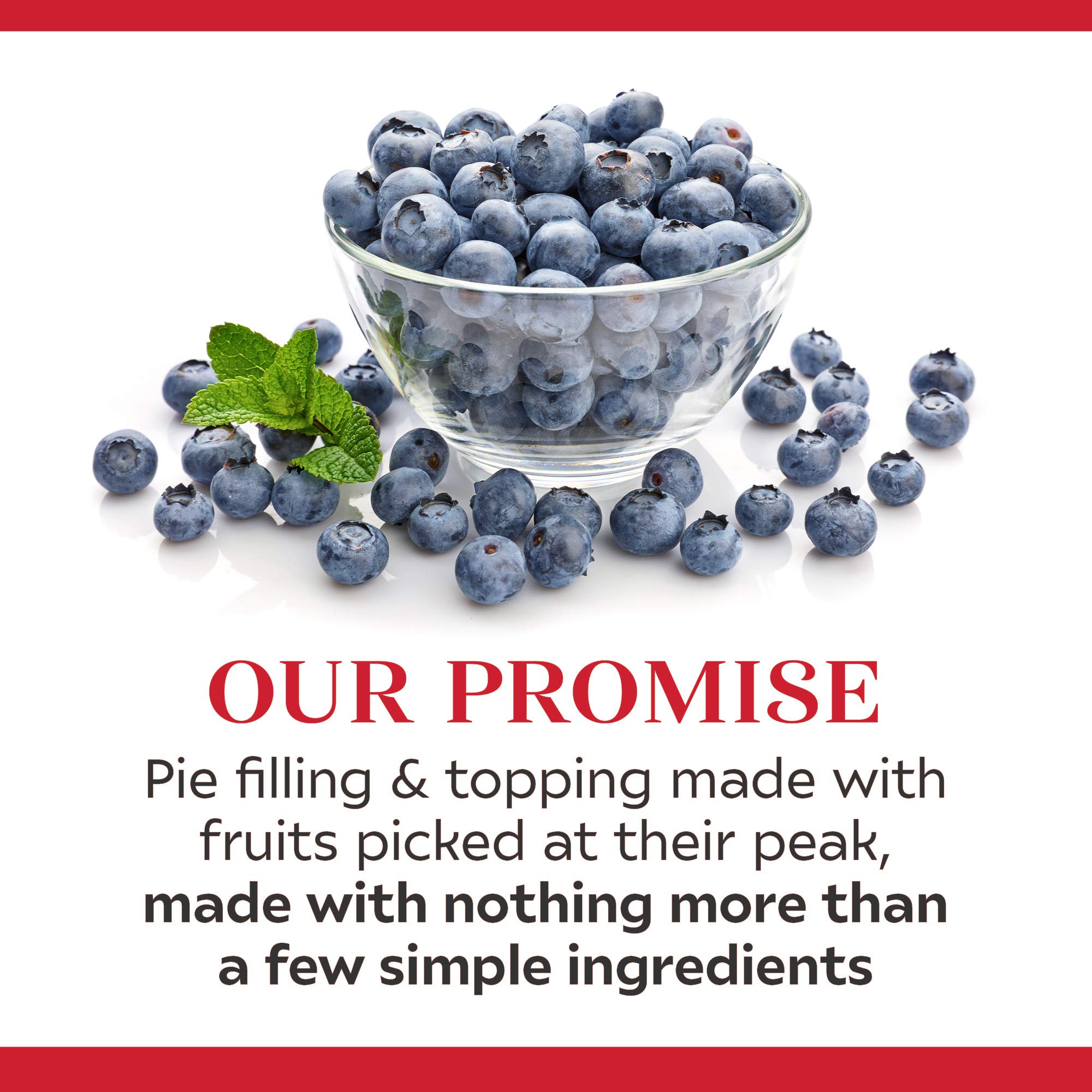 Duncan Hines Wilderness Blueberry Pie Filling and Topping, 21 oz. (Pack of 8) - Image 7